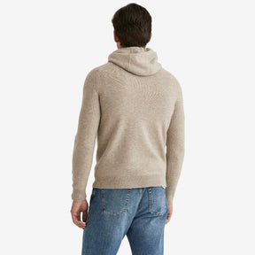 Hertford Merino Hoodie Khaki