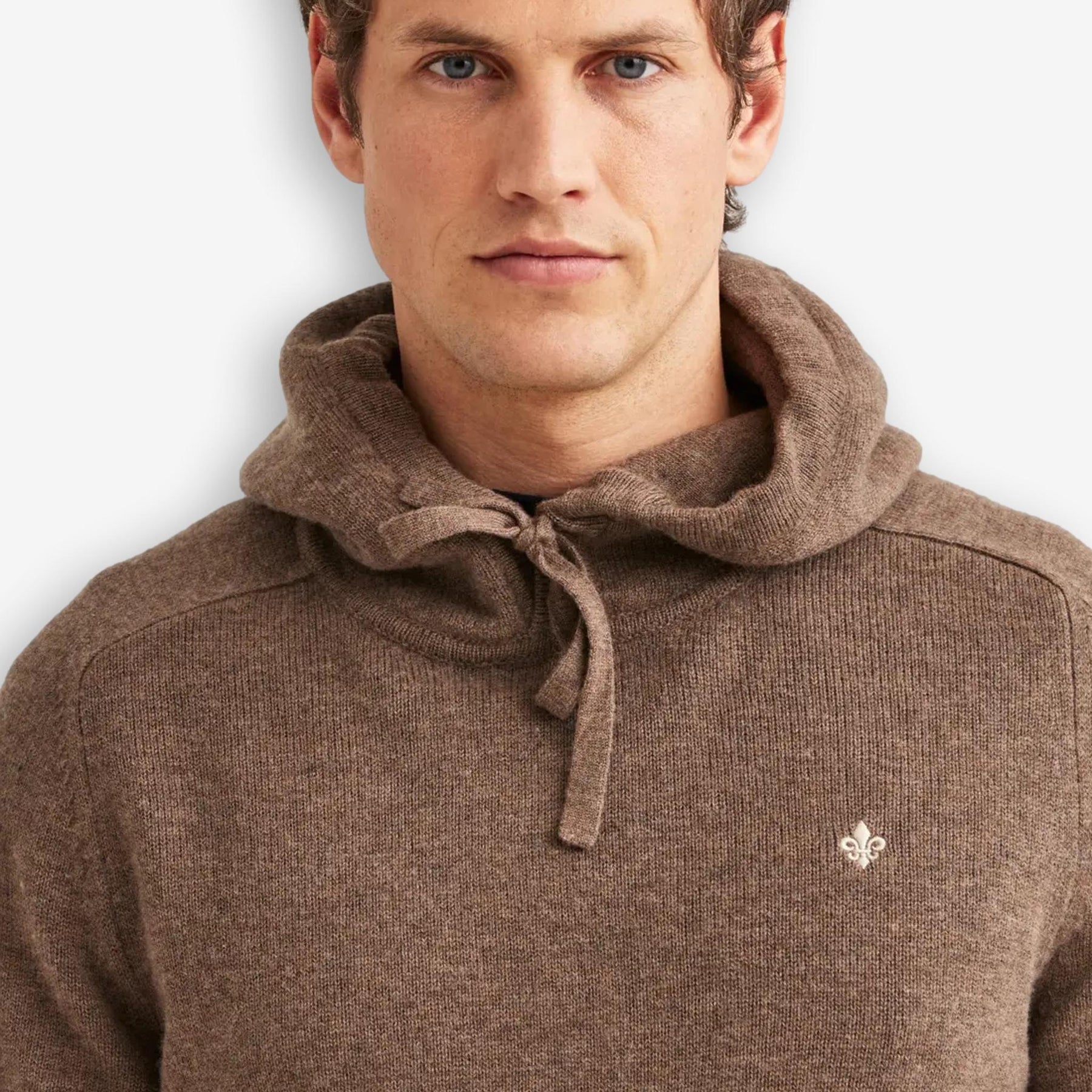 Hertford Merino Hoodie Brown-Morris Stockholm-Phrase