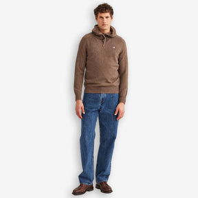 Hertford Merino Hoodie Brown-Morris Stockholm-Phrase