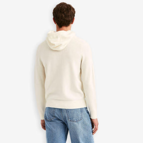 Hertford Merino Hoodie Offwhite