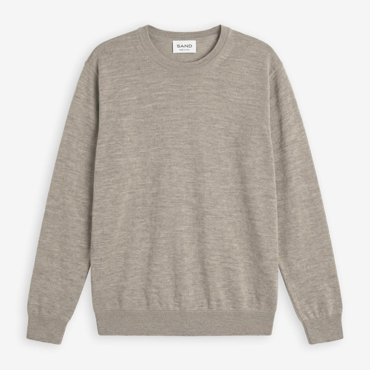Iq Cool Wool Crewneck Sweater Light Sand