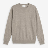 Iq Cool Wool Crewneck Sweater Light Sand