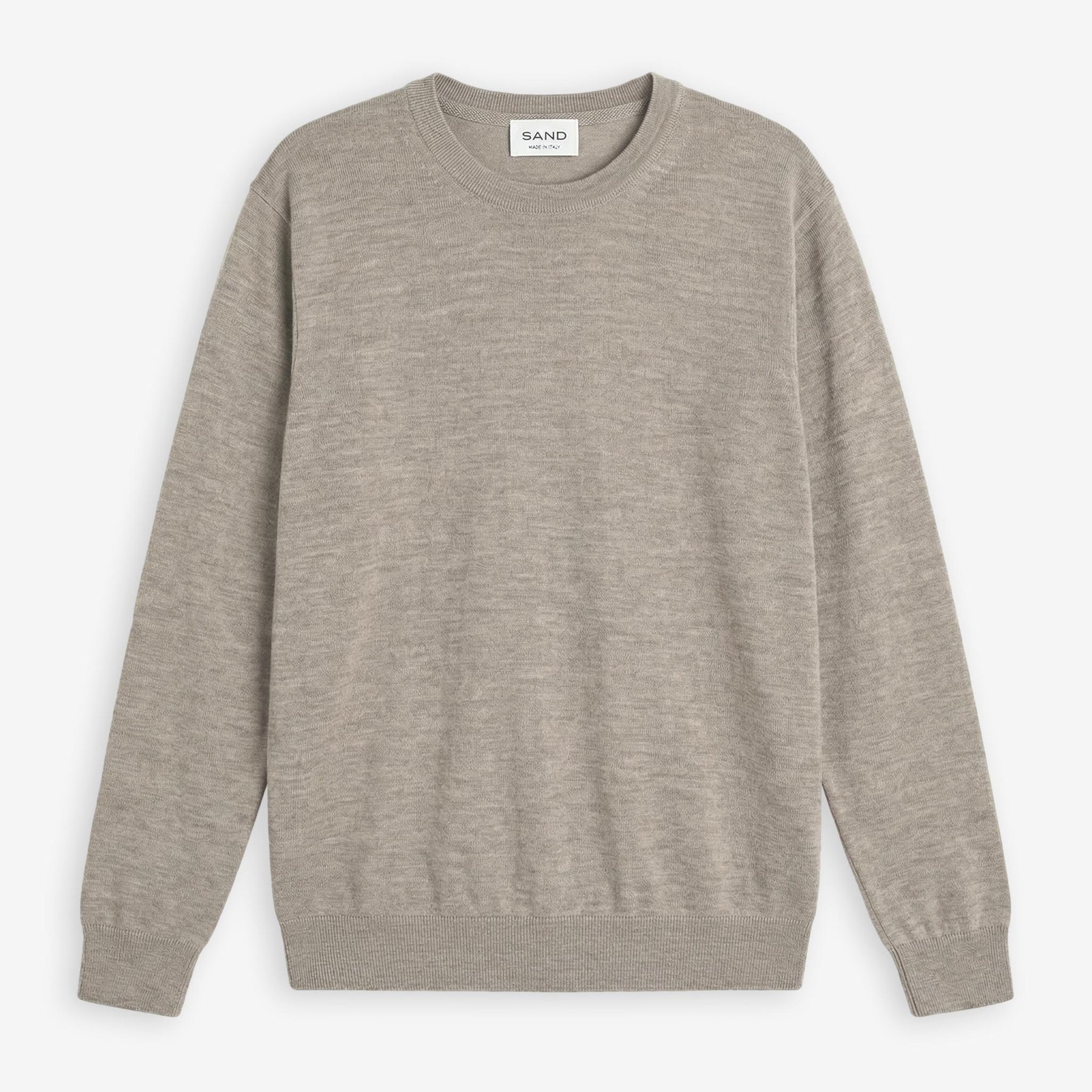Iq Cool Wool Crewneck Sweater Light Sand