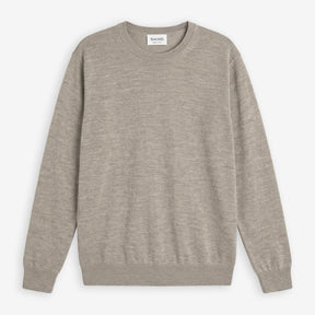 Iq Cool Wool Crewneck Sweater Light Sand