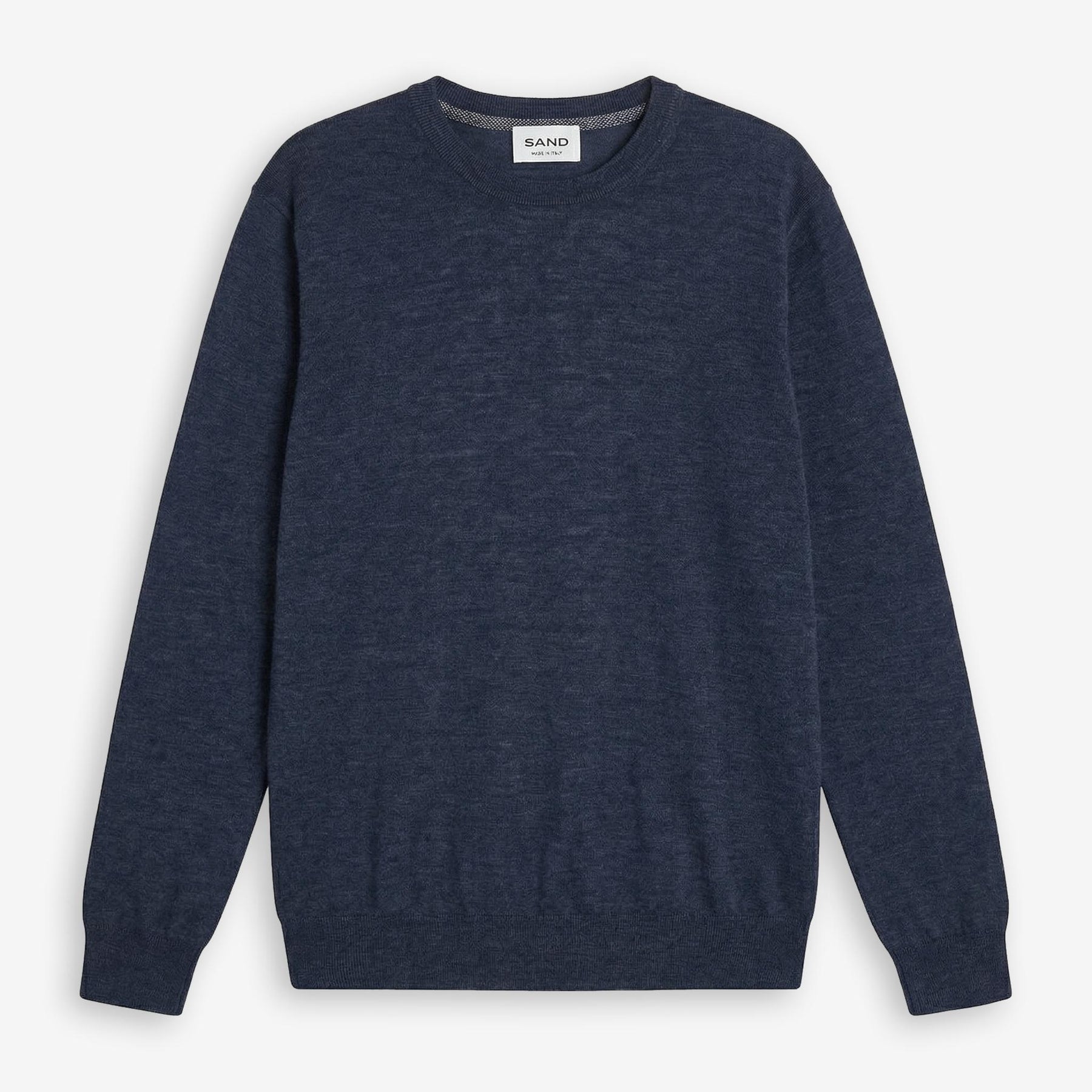 Iq Cool Wool Crewneck Sweater Mid Blue