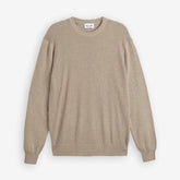 Iq Cotton Crewneck Sweater Light Brown