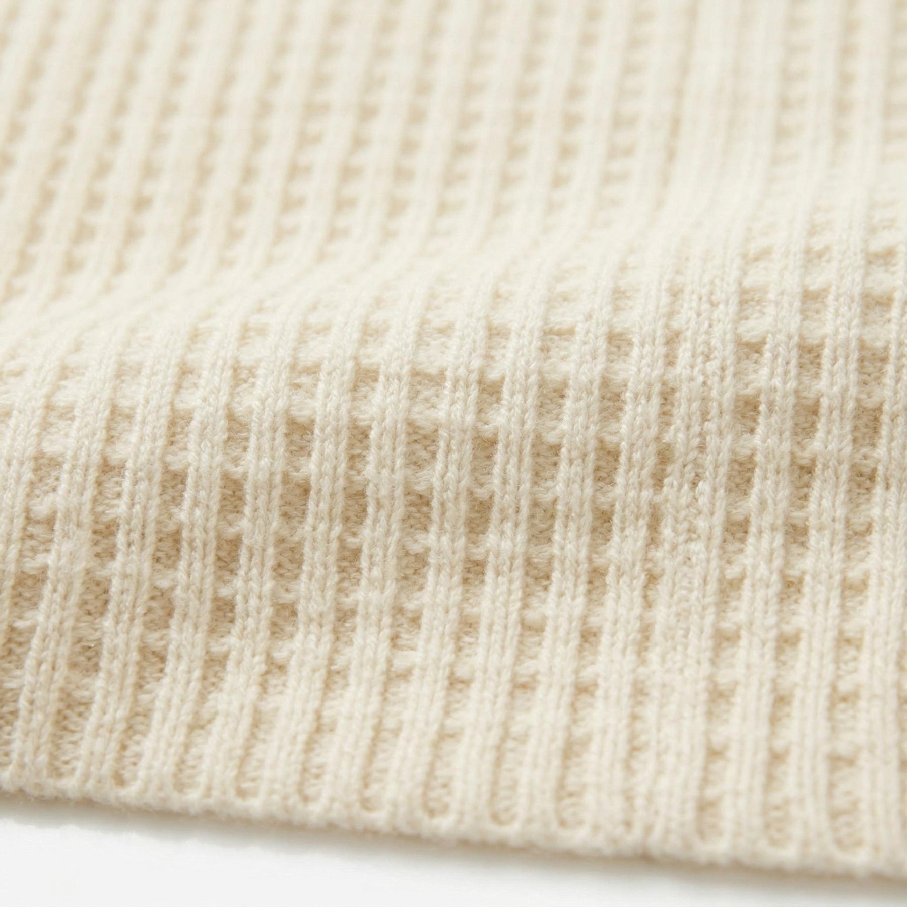 Iq Cotton Crewneck Sweater Offwhite