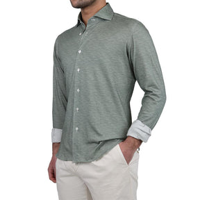 Orian Jersey Shirt Khaki-Skjorte-Orian-Phrase