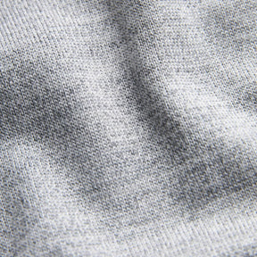John Merino Half Zip Light Grey