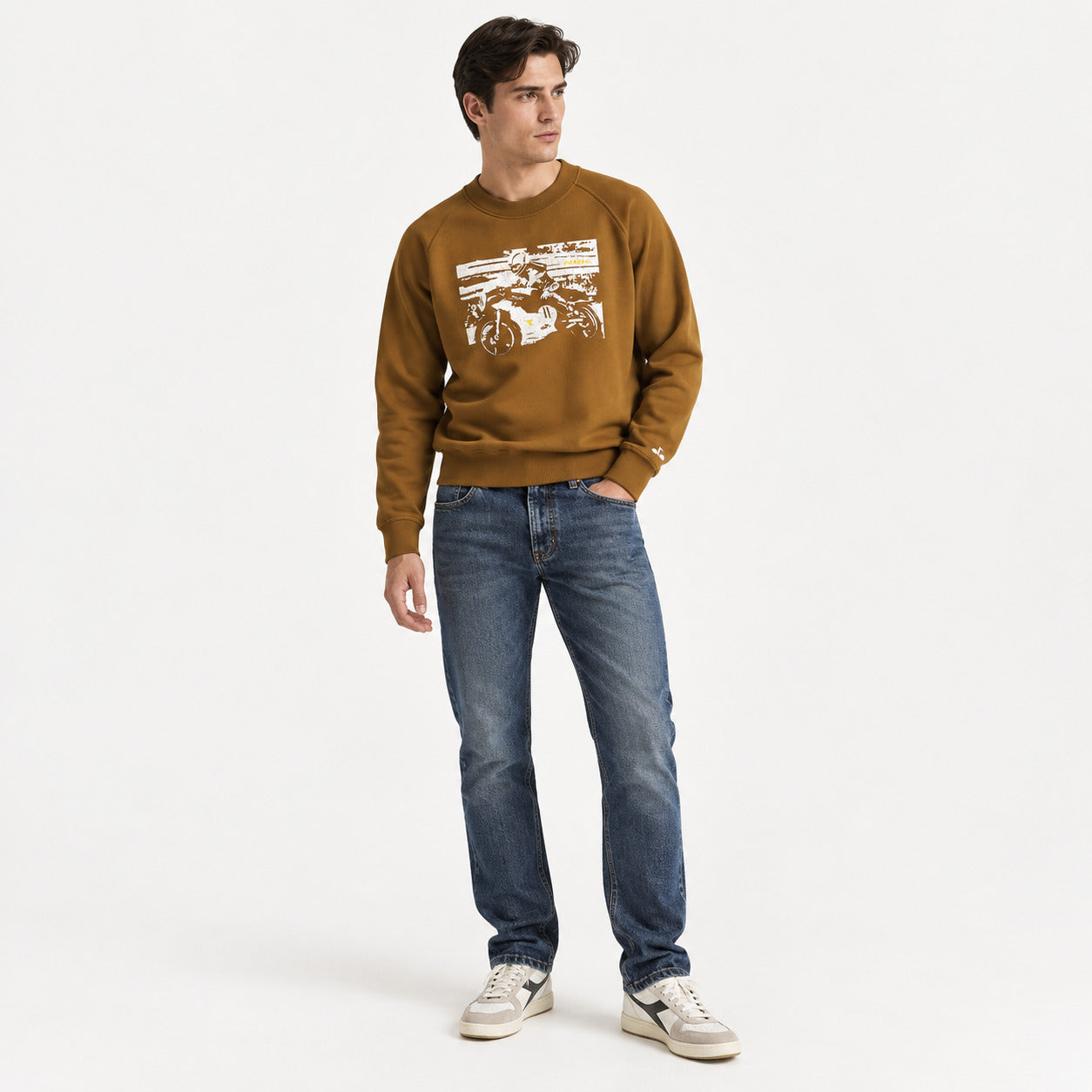 Legacy Crewneck Racing Bronze