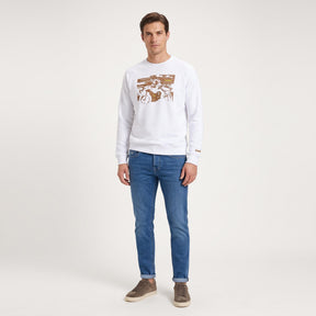 Legacy Crewneck Racing White