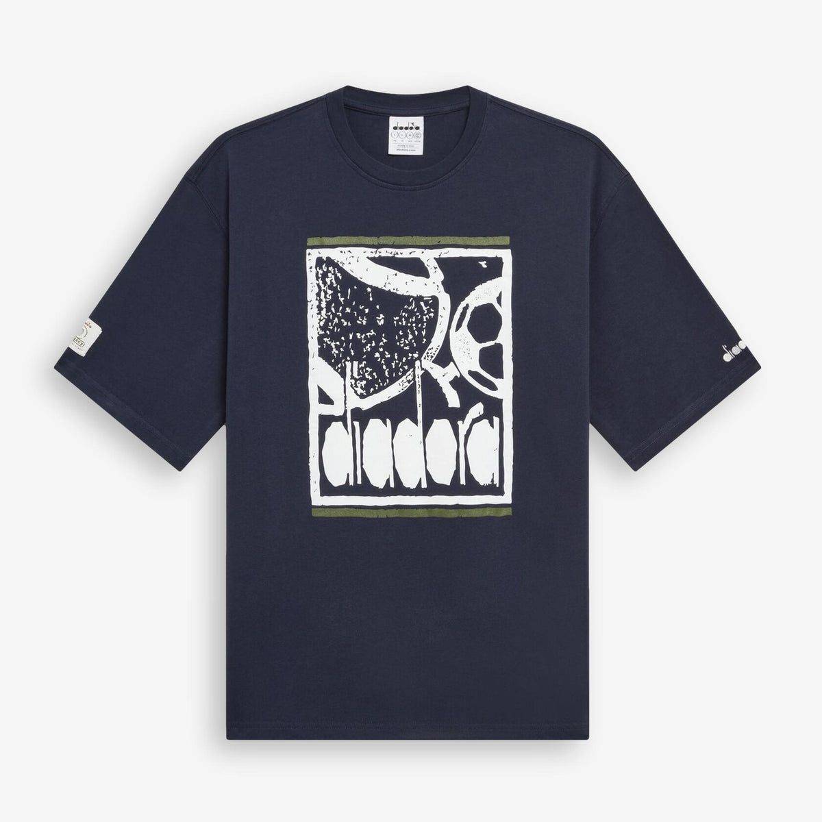 Diadora X Palmes Legacy T-shirt Blue