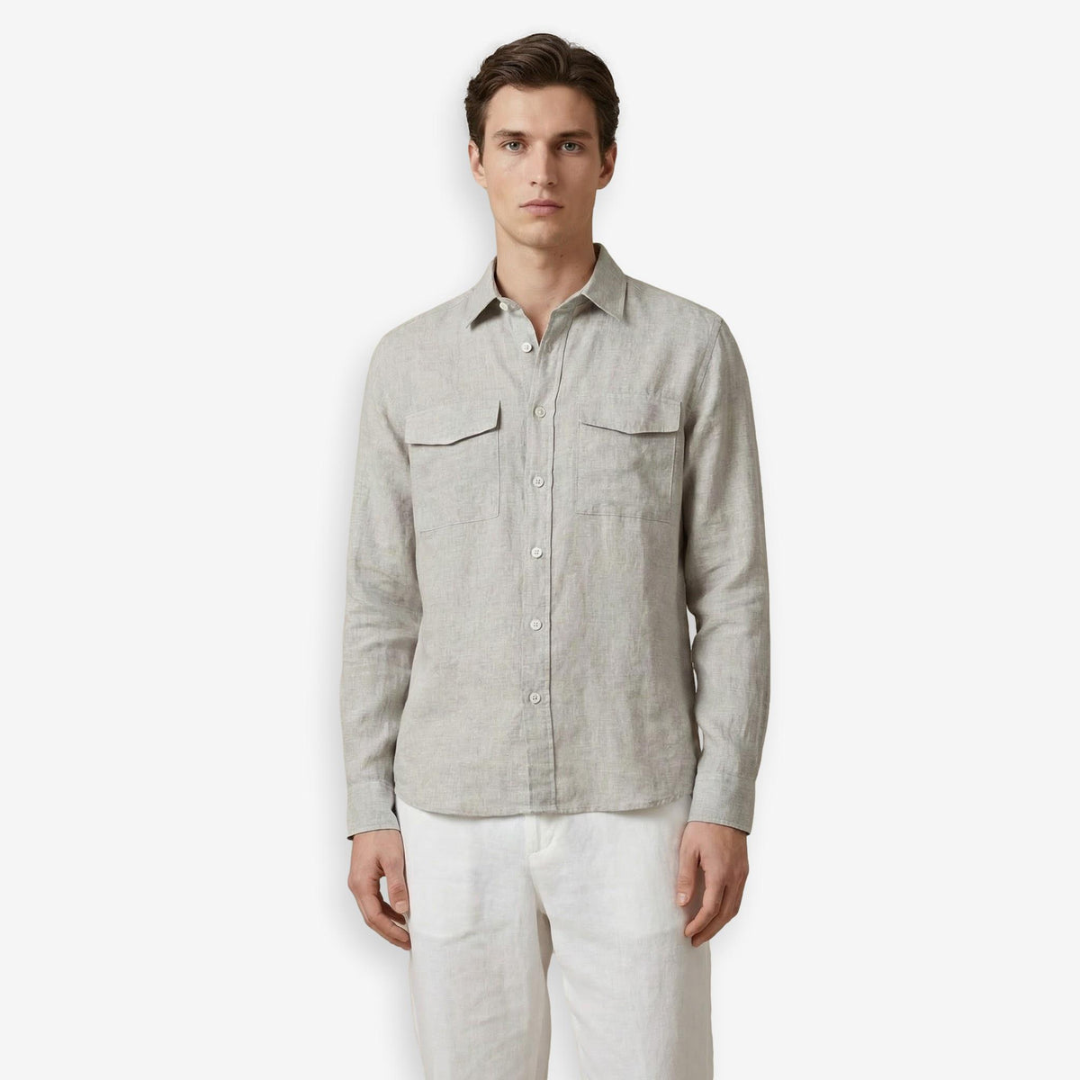 Linen Overshirt Sand