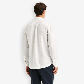 Linen Popover Shirt Offwhite
