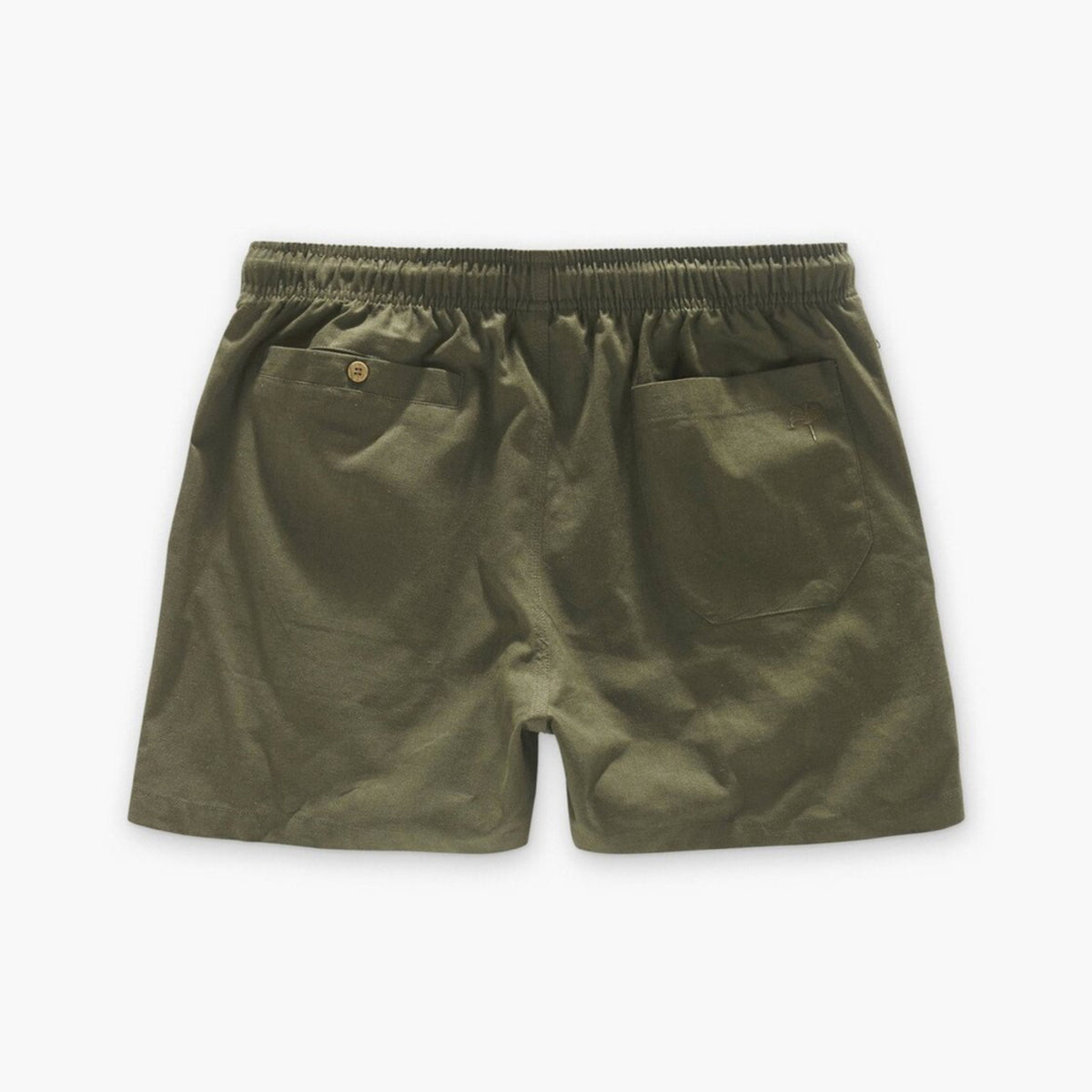 Linen Shorts Army