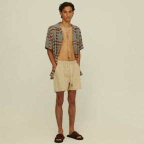 Linen Shorts Beige