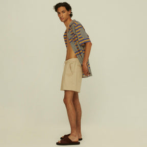 Linen Shorts Beige
