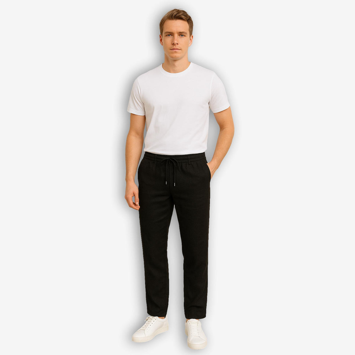 Linen Trouser Black