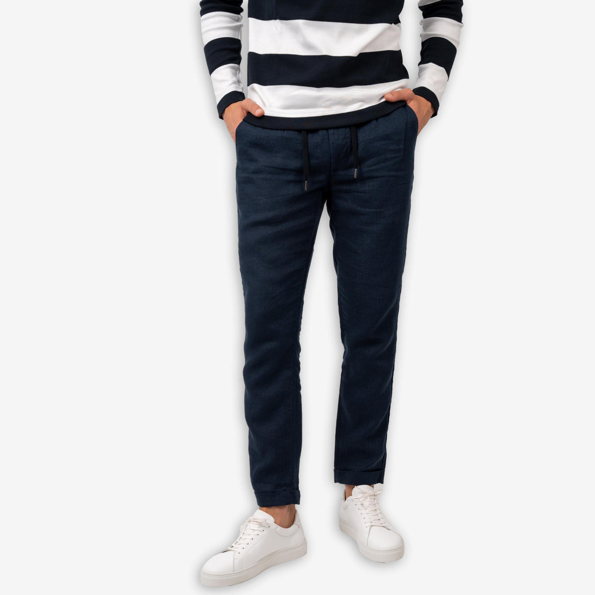Linen Trouser Navy