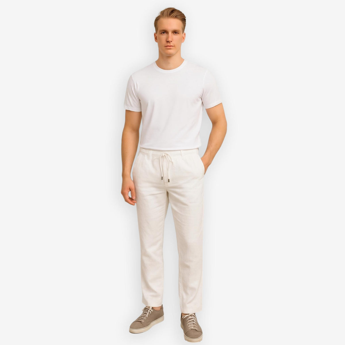 Linen Trouser White