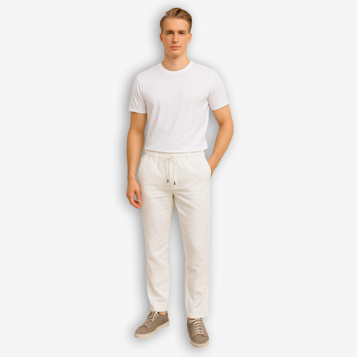 Linen Trouser White