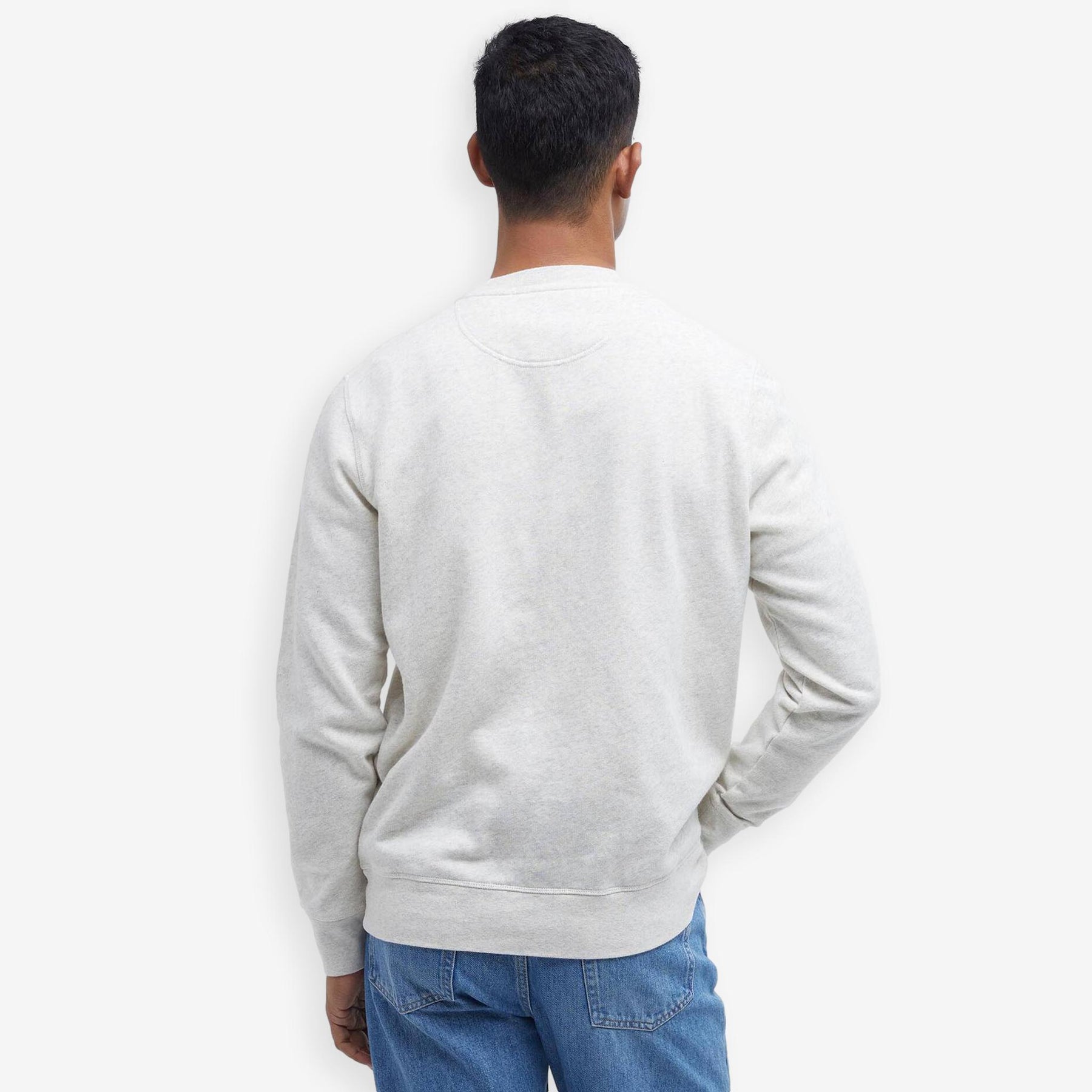 Logo Crewneck Sweatshirt Ecru