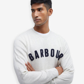 Logo Crewneck Sweatshirt Ecru