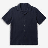 Madras Cuba Shortsleeve Shirt Navy