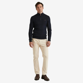 Merino Cable John Zip Navy