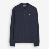 Merino Polo Knit Navy