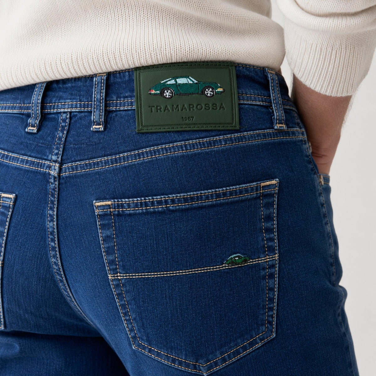 Michelangelo Jeans Race Dark Navy