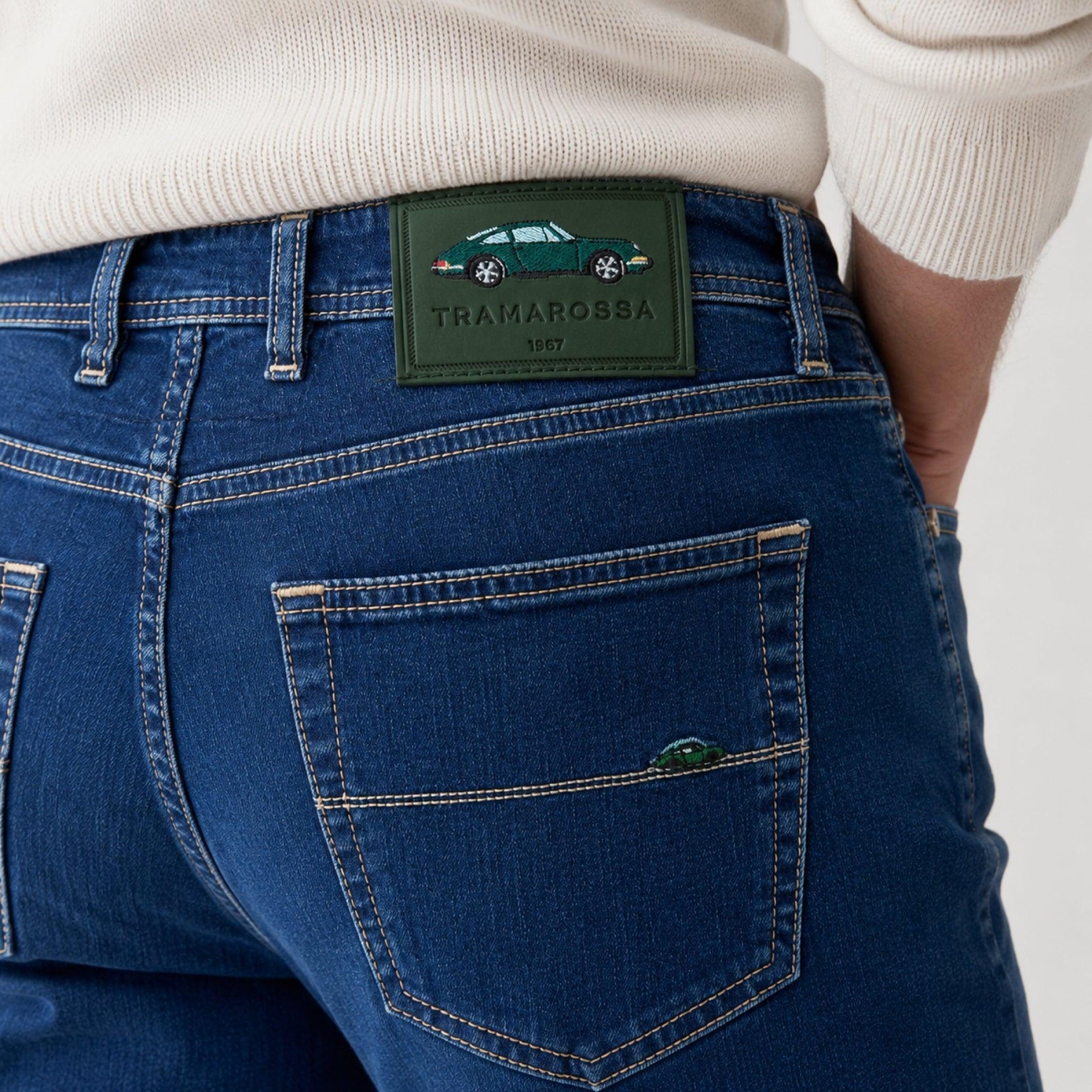 Michelangelo Jeans Race Dark Navy