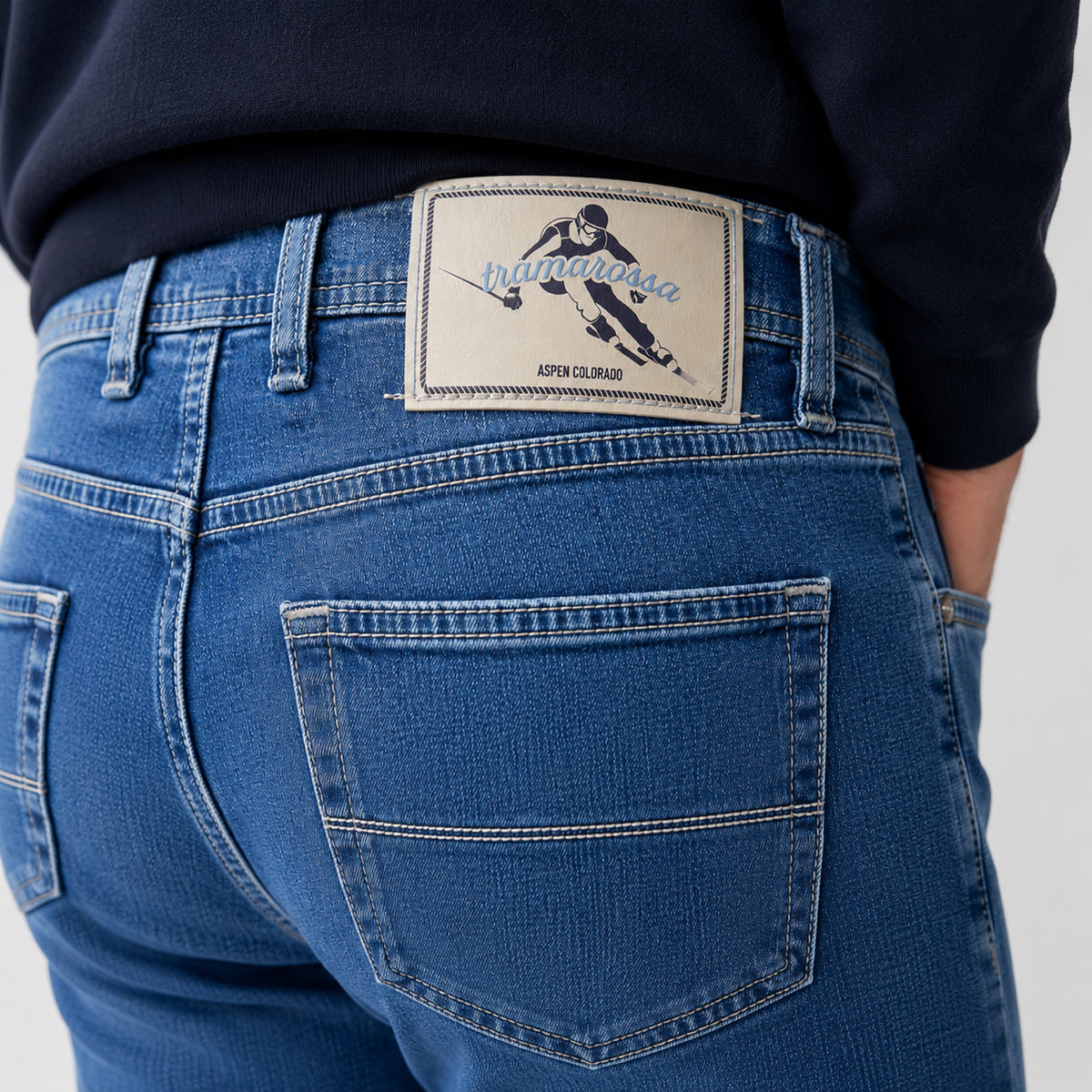 Michelangelo Jeans Ski Trip Blue