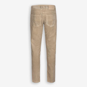 Michelangelo Kordfløyel 5-Pocket Bukse Champagne