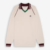 Molinazzo Knit Polo Sweater Offwhite