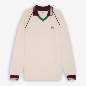 Molinazzo Knit Polo Sweater Offwhite