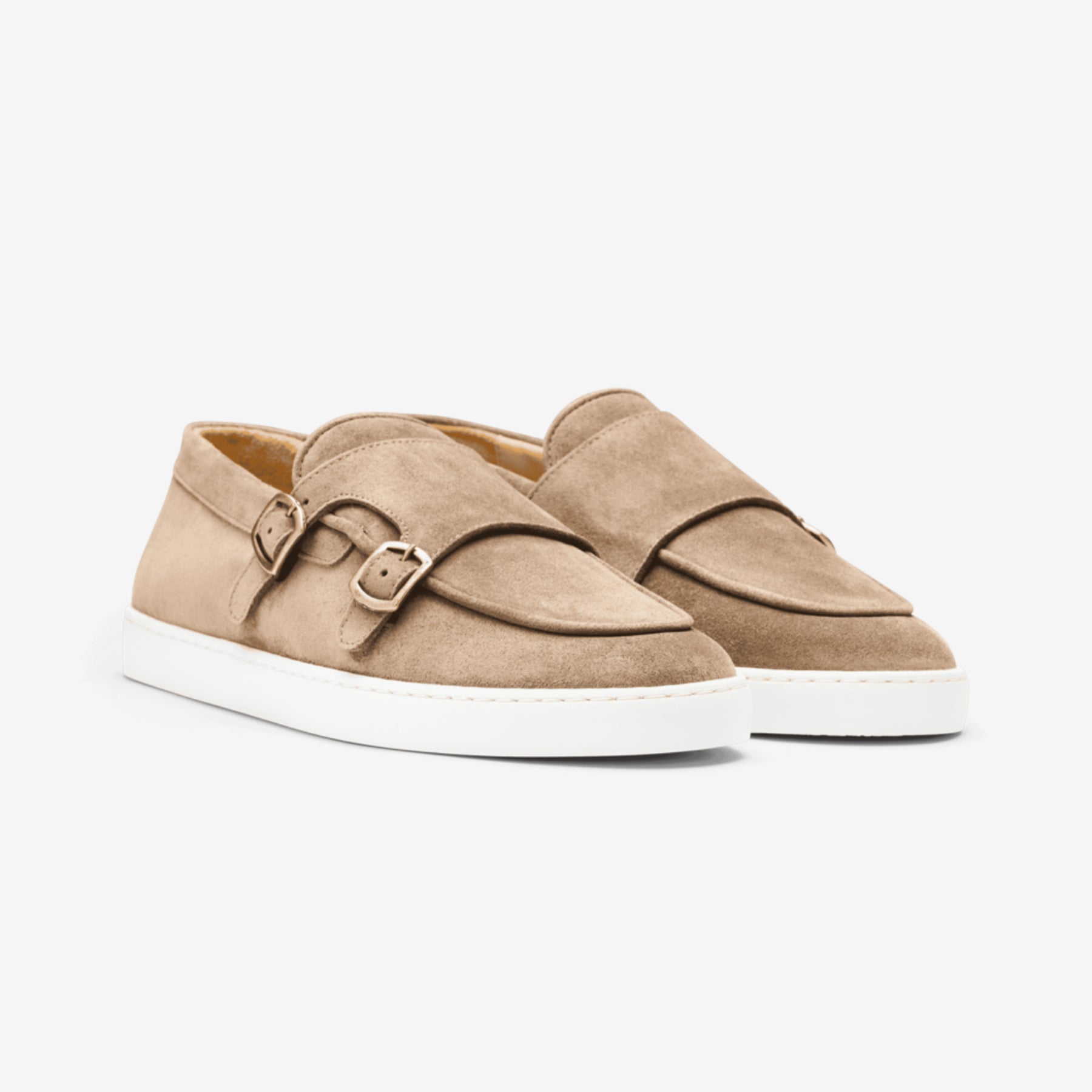Monk Strap Sneaker Suede Douglas Brown