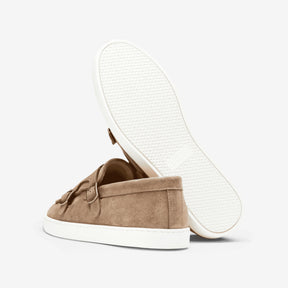 Monk Strap Sneaker Suede Douglas Brown