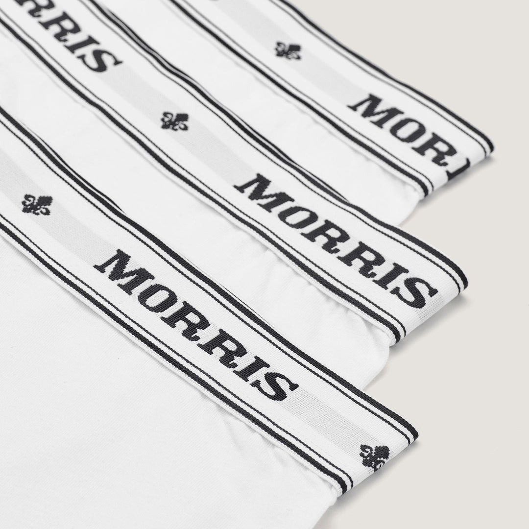 Morris Boxer Brief 3-pack White