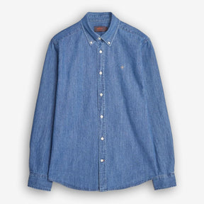 Morris Denim Shirt Blue