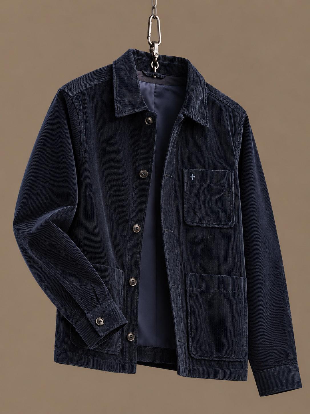 Fenix Cord Shirt Jacket Navy