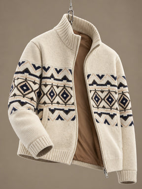Hadley Zip Cardigan Offwhite