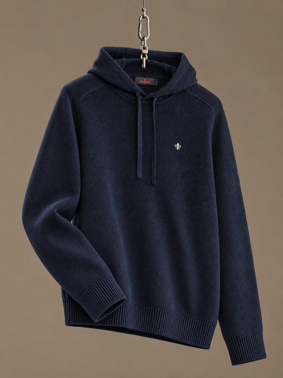 Hertford Merino Hoodie Navy