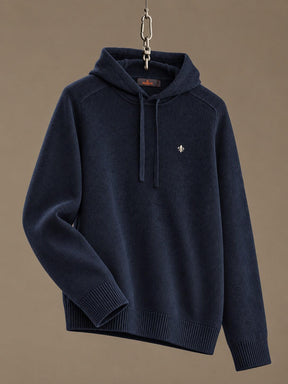 Hertford Merino Hoodie Navy