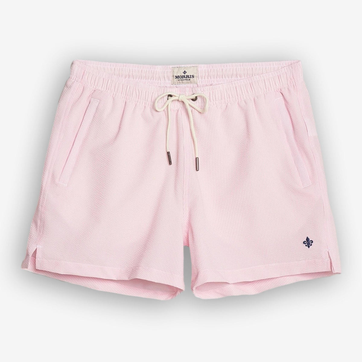 Morris Seersucker Bathing Trunks Pink