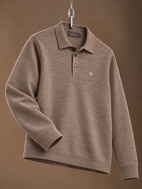 Merino Polo Knit Brown
