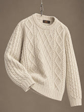 Ramsey Cable Crewneck Offwhite
