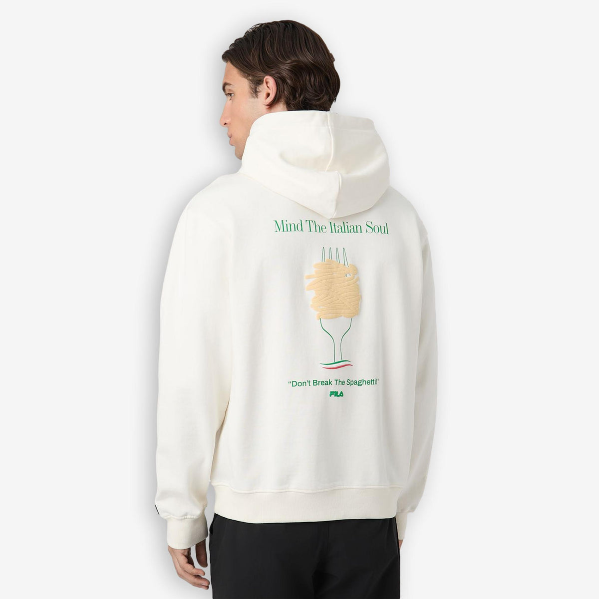 Navigli Pasta Graphic Hoodie Offwhite