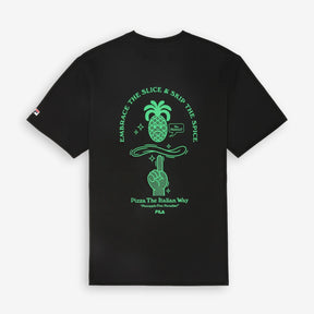 Navigli Pizza Graphic T-Shirt Black-Fila-Phrase