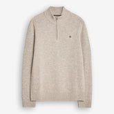 New Hertford Merino Half Zip Khaki-Morris Stockholm-Phrase